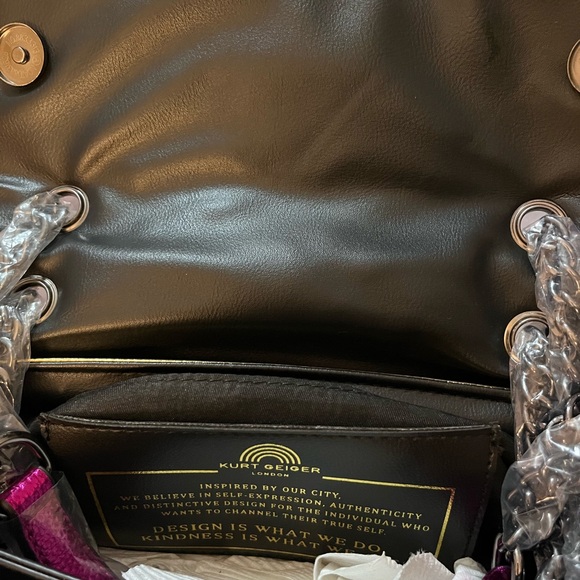 Kurt Geiger Leather Handbag New 11”x7”x3” - Picture 3 of 10